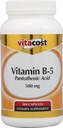 Vitacost Vitamin B5 Pantothenic Acid - 500 mg - 200 Capsules