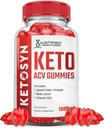 Justified Laboratories Ketosyn Keto ACV Gummies Advanced Formula 1000MG Ketosyn Keto Gummies Apple Cider Vinegar Formulated with Pomegranate Beet Juice Powder B12 Vegan Non GMO 60 Gummys