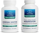 Equilife Full Spectrum Magnesium (180 ct.) and Adrenal Soothe (90 caps) Bundle Mood & Energy Support Supplement, Vegan, Non-GMO