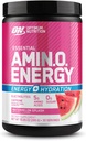 Optimum Nutrition Amino energijos miltelių Plus Focus, su BCAA, Electrolytes, ir kofeinas, Watermelon, 30 Paslaugos (Packaging May Vary)