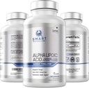 Alfa Lipoic Acid 600mg Per Tarnavimo, 240 Vegan Kapsules- Gluten Free, Pure Non-GMO ALA- Palaiko energiją ir anti-oksidantas