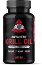 Antarkties krilių aliejus 1000 mg su Omega- 3s EPA, DHA, Astaxanthin ir fosfolipidai 60 Softgels