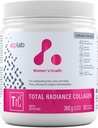 ATP LAB Iš viso Radiance Collagen milteliai, nearomatizuoti, 360g - Premium hidrolizuoti Collagen pipirai moterims - Vegan- Friendly Collagen baltymų milteliai, Odos, Plaukų ir nagų palaikymas