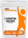 BulkSupplemen.com L- karnitino tartrato milteliai - aminorūgščių milteliai, karnitino papildas - Neflavored & Gluten Free, 1g per Serving, 1kg (2,2 lbs) (pakuotė po 1)