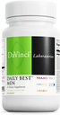 DAVINCI Labs - Daily Best Men - A dietos papildas su vitaminu B6, vitaminu B12 Vitaminas C, vitaminu K2, ir daugiau - vegetariškas, nemokamai - 90 kapsulių