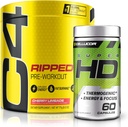 C4 Ripped & SuperHD, Thermogenal Bundle, C4 Ripped Previous Workout Mills, Cherry Limeade 30 Servings + SuperHD with Capsimax and Green Tea Extract, 60 Servings
