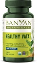 Banyan Botanicals sveiki Vata - Organinis žolelių papildas su Ashwagandha, Shatavari ir kitų Ayurvedic žolelių, skirtų Calm ir Balanced Well- Being * - 90 tablečių - Non GMO pakankamai Sourced Vegan