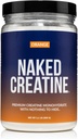 NAKED Pure Micronized Orange Creatine Monohydrate - 36 Servings - 500 Grams, 1.1Lb Bulk, Vegan, Non-GMO, Gluten Free, Soy Free. Aid Strength Gains, No Additives