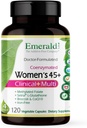 Emerald Labs Women's 45+ Clinical Multi - Multivitamin for Comprehensive Support, Bone & Heart Health* - Designed for Women 45+ - Gluten-Free & Vegetarian - 120 Vegetable Capsules (30-Day Supply)
