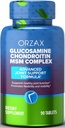 ORZAX All- in- Joint Support Addition with Glucosamine Chondroitin MSM - Termeric, Collagen, Bromelan & Boswellia Extract Capsules, Function & Comfort - 90 tablečių