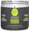 Nootropic Brain Booster (90 Servings) Nootropic Drink Mix & Brain Supplement - Brain Fuel Boosts Energy, Focus & Memory - Zero Calories, Sugar Free - Kiwi Strawberry