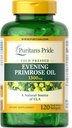 Puritan 's Pride Evening Primrose Oil 1300 mg Softgels, 120 Count