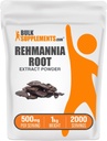 BulkSupplesscom Rehmannia ekstraktas Milteliai, iš Rehmannia šaknies, žolelių papildas - Gluten Free, 500mg per Serving, 1kg (2,2 lbs) (pakuotė 1)