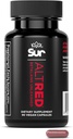 AltRed Sur runkelių šaknų kapsulės raumenų atkūrimui ir sporto mitybos - 25% Betalain Extract Pre Workout & azoto oksido papildas Endurance sportininkai - NSF Sertifikuotas sporto
