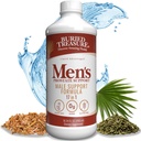 palaidotas Treasure: vyrų prostate Comply - Natural Herbal Formulės papildas w / Saw Palmetto, Pygeum Bark, & Stine Nettles remti sveiką šlapimo ir prostatos funkcija - 16 oz