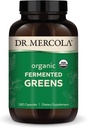 Dr. Mercola Organic Fermented Green, 30 Servings (180 kapsulių), Dieta priedas, Palaiko imuninę sveikatą, Non-GMO, Sertifikuotas USDA Organic