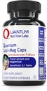 Quantum Nutrition Labs Calci- Mag Caps - Kalcio magnio papildas, kalcio papildas, grynas magnio ir grybų kompleksas su Reishi & Lions Mane - 300 vegetariškų kapsulių