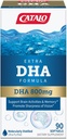 CATALO Extra DHA formulė, 800mg DHA vienam servinimui, Ocean Fish Oil Softgels su natūraliu citrinos skoniu, Advanced Molecular Distiliation, Easy- to-Nuryjant, No Dirbtiniai dažikliai ir konservantai - 90 Softgels