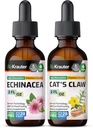 BIO KRAUTER Echinacea Tincture 2 Fl. Oz. & Cat 's Claw Tincture 2 Fl. Oz.
