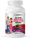 BariatricPal "All- in- ONE Chewable Multivitaminas su kalcio citratu ir geležimi - Mišrus Berry (30 dienų tiekimo)