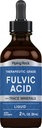 Piping Rock Liquid Fulvic Acid Drops ® 124; 2 fl oz ® 124; su Trace Minerals ® 124; joninis priedas ® 124; Vegetarian, Non- GMO & Gluten Free