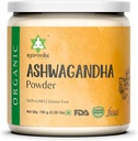 Organic Ashwagandha Root Powder Powder 124; 5.29oz Reasonable JAR 124; 100% Žaliavos iš Indijos Ş124; Widania Somnifera - Ayurvedic Žolinių papildas Milteliai
