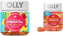 OLY Eterinis Prenatal Gummy Multivitaminas, 30 Dienos tiekimas (Gummies), Saldus, Folio rūgštis & Probiotikas + Prebiotinis gumija, Digistinis parama ir Gut Sveikata, 500 Milijonai CFV, Pluoštas