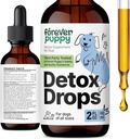 Forever Puppy Detox Drops for Dogs - Dandelion Root & Dandelion Leaf Tincture for Liver and Kidney Support - Herbal Detox & Antioxidant Support Supplement for Dogs of All Breeds & Sizes - 2 fl oz