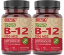 DEVA Vegan Vitaminai B- 12, didelio stiprumo 2500 µg B12, greitai ištirpinti, poliežuvinės, 90 tablečių (2 tablečių pakuotė)