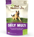 Pet Naturals Daily Multivitaminas šunims, Veggie Favor, 30 Chews - Yummy Chews su amino rūgštimis, ir Antioksidantai - Palaiko energiją, medžiagų apykaitos funkcija ir gyvūnėlių sveikata