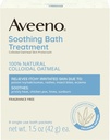 Aveeno Fragrance - Nemokamas raminamasis vonia gydymas & Soak raminantis palengvėjimas, 100% Natūralus Koloidinis Oatmeet, Lenktynių, dirgliosios odos Dėl Egzema, 8 Single- Naudoti Bath Paketai