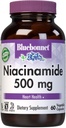 Bluebonnet Nutrition Niacinamide 500mg, Palaiko širdies ir kraujagyslių sveikatą *, Sojos neužkrėsta, Glutene neužkrėsta, Non-GMO, Kosher Sertifikuotas, Nevalgoma, Vegan, 60 Daržovių kapsulė, 60 Servings