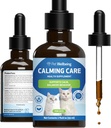 Pet Welltening Calming Care for Cats - Suformuluota elgesio parama - Feline Stress Support, Emocinė sveikata - Ashwagandha & Šventasis bazilikas Adaptogen - Holistinis katinas 2 oz (59ml)