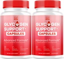 (2 pakuotė) Glycogen paramos papildas Advanced Formulės, Glycogen paramos kapsulės, Glycogen parama, Advanced Glycogen paramos formulė, Glycogen paramos papildas Atsiliepimai, 60 kapsulės 2 Mėnesiai