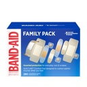 Band-pagalbos prekės ženklas Lipni Bandages Šeimos įvairovė Pack, Lapas & Skaidrus Lankstus Sterilus Individualiai Wrapped Bandages Pirmosios pagalbos Žaislai priežiūra mažų gabalėlių ir Scrapes, Surūšiuotas Dydžiai, 280 ct