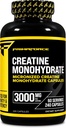 Primaforce Creatine monohydro kapsulės - 240 kapsulių, 3000 mg vienam servinčiam, Gluten Free ir Non-GMO