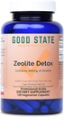 Good State | Zeolite Detox Supplement Clinoptilolite Capsules for Adults and Kids | Optimal Absorption Nano-Ionic Zeolite for Effective Body Detox and Cleanse | 600 mg Each Serving, 120 Veggie Caps