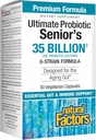 Natural Factors Ultimate Probiotic Senior's - Senior Supplement for Digestive & Immune Health - 35 Billion CFUs - Non-GMO & Gluten-Free - 30 Capsules (30 Servings)