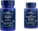 Life Extension Super Ubiquinol CoQ10 with Enhanced Mitochondrial Support & Super Omega-3 Plus EPA/DHA Fish Oil, Sesame Lignans, Olive Extract, Krill & Asta