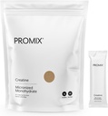 ProMix Nutrition Kreatino monohidratas Kelionių pakuotės, 5g iš mikronizuoto Švarus kreatinas vyrams ir moterims, Palaiko raumenų augimą ir atkūrimą, Veganas - 30 Paslaugos