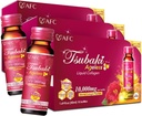 Tsubaki Aegery Grožis Collagen Drink iš Japonijos su 10,000mg Marine Collagen Peptides + 500mg Royal Jelly + Hyaluronic Acid + Vitaminas Bs & C odos regeneracija 1.69fl.ozx10sx3
