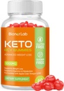 BionerLab Keto ACV Gummies for Advanced Weight Loss Rapid Belly Fat Burn - Cukrus Gluten Free Pro Active Super Apple Cider Vinact Diet Addiet for Men - Digestion Metabolizmas Plaukų Odos sveikata