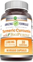 Nuostabios formulės Termerinis Curcumin su Bioperine 3000 mg per Tarnavimo Bendrijoje 124; 90 Veggie kapsulės Priedas Bendrijoje 124; Non-GMO Bendrijoje 124; Gluten nemokamai 124; Pagaminta JAV