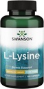 Swanson Amino Acid Free-Form L-Lysine 500 Milligrams 100 Capsules