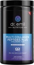 DR. MAIŠELIS Multi Collagen Peptides milteliai - 20g Unflavored hidrolizuotas kolageno baltymo milteliai su hialurono rūgštimi plaukams, odai, nagams ir sąnariams - 15 Servings