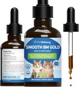 Pet Wellbee Smooth BM Gold for Cats - Švelnus vidurių šildymas - Natūralus žolinis priedas 2 oz (59 ml)