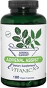 Vitanica Adrenal Assist, Adrenal Support, Vegan, 180 Count