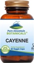 Pure Mountain Botanicals Cayenne Peper Capsules - 90 Kosher Vegan Caps su 500mg Organic Cayenne Pepper su Capsaicin