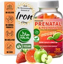 Prenataliniai Vitaminas Gummies moterims Ä ¯ 124; ir postnatalÅ ¡Ä 124; Vegan, Halal, Želatina nemokamai 124; su Folate, Iron & Biotin ® 124; Palaiko Nėštumo, Postpartum Energetika & Plaukų sveikata