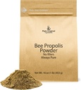 PURE ORIGINAL INGREDIENTS Bee Propolis Milteliai (1 LB) No Filers, Lab Patikrinta, Visada Grynas